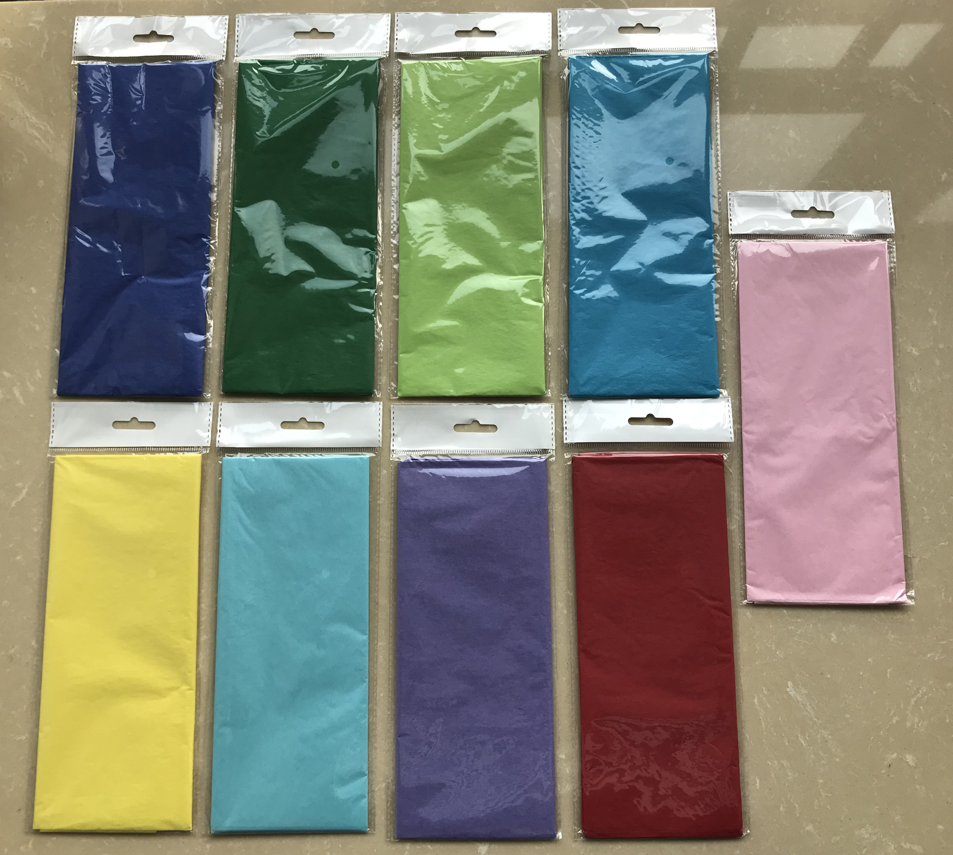  White & Coloured Wrapping Tissue Paper