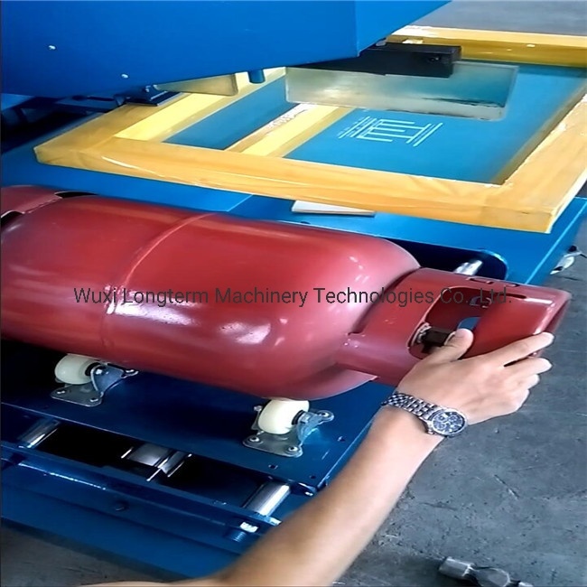 LPG Gas Cylinder Silk / Screen Printing Machine