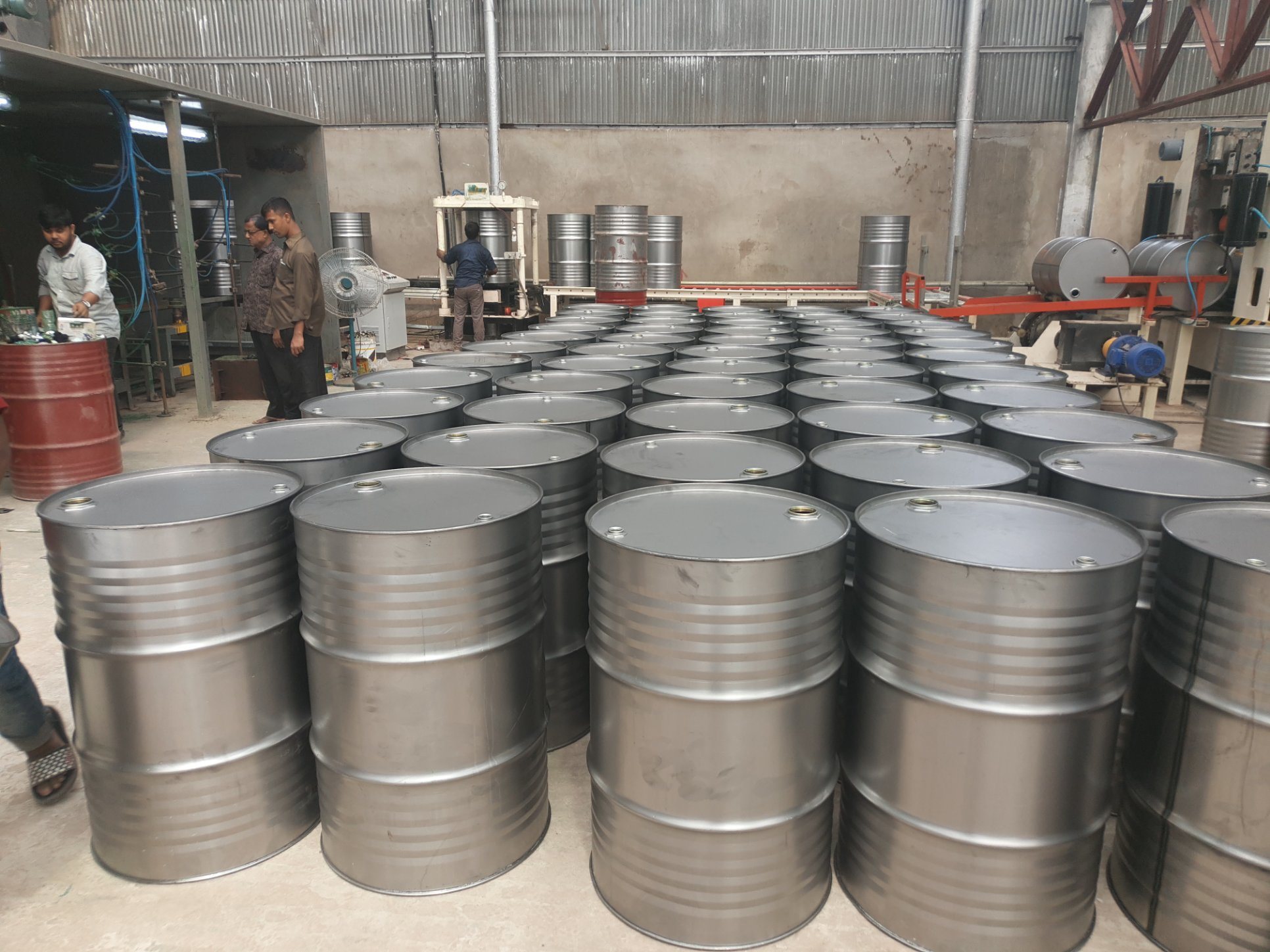European Standard CE Certification for The Whole Plant 220L Steel Drum Production Line