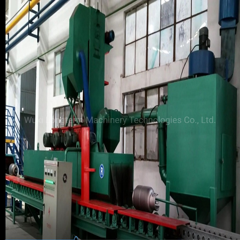 Shot Blasting Machine for Different Sizes of LPG Gas Cylinders^