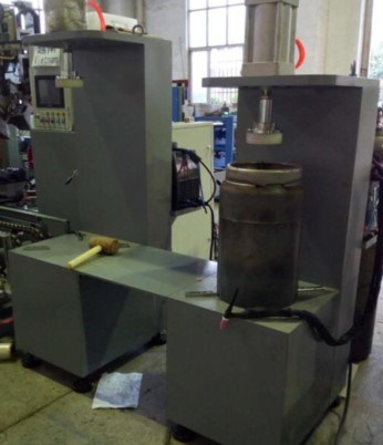 LPG Cylinder Spot Welding Assemble Machine