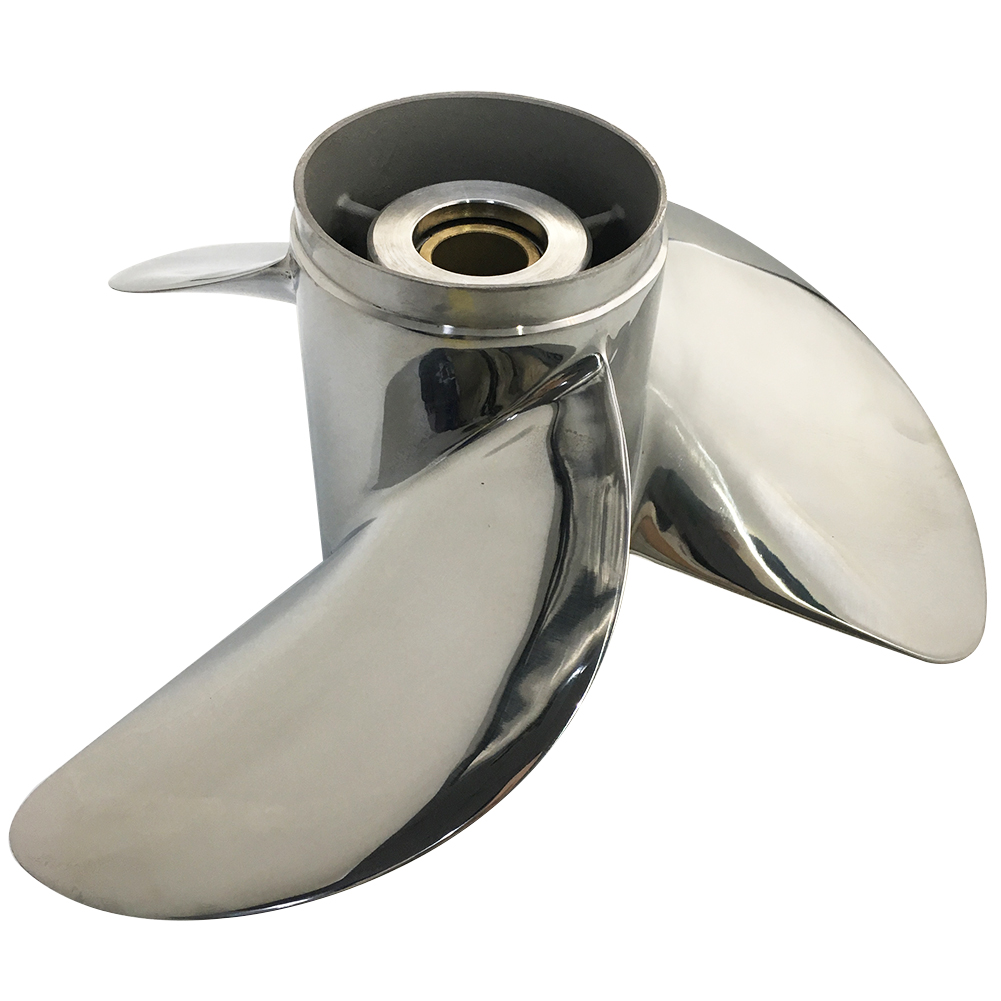 Hélice de acero inoxidable 13 1/8 x 16 para fueraborda Mercury Mariner 48-16986A46