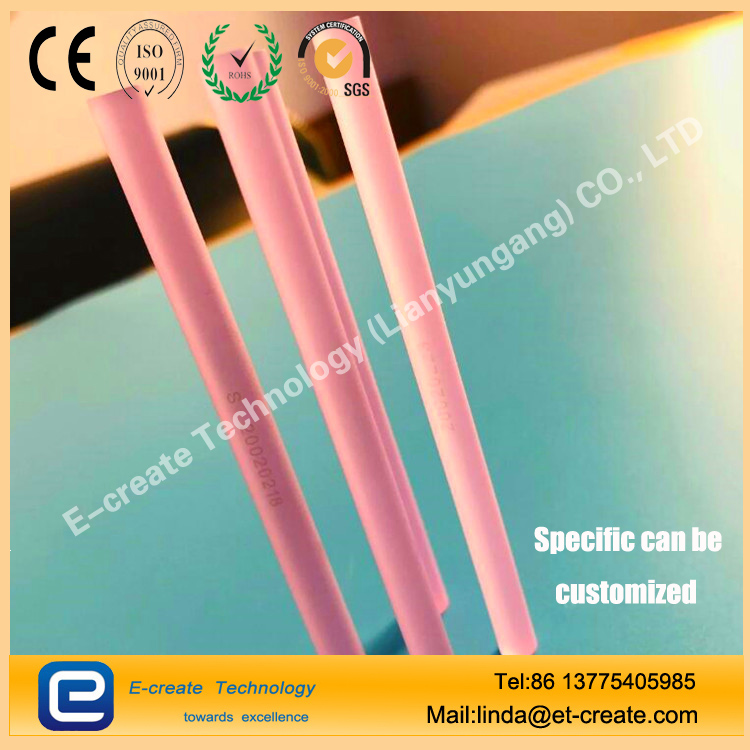 D8*185mm D7*165mm threaded Nd:Yag anti-reflection coating laser crystal rod can be customized