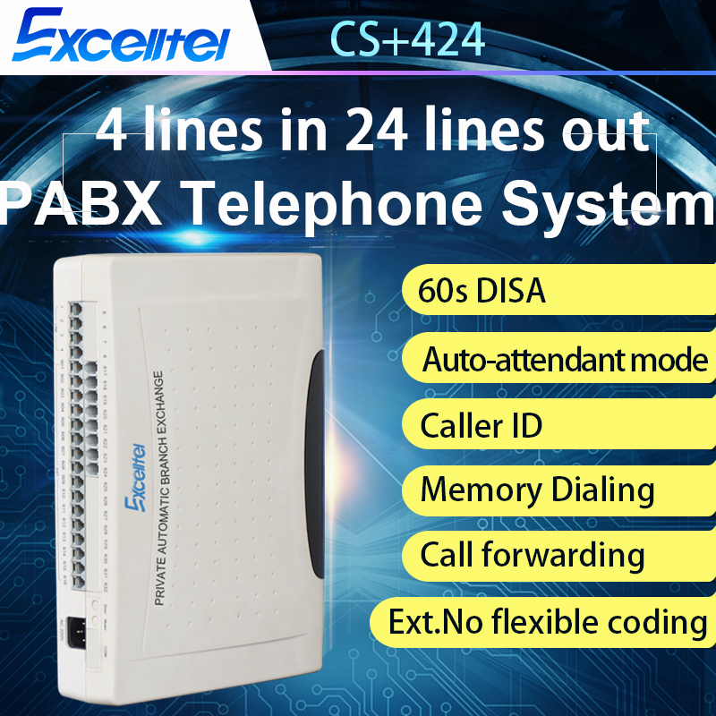 Telephone exchange Analog PABX CS+424 24 extensions