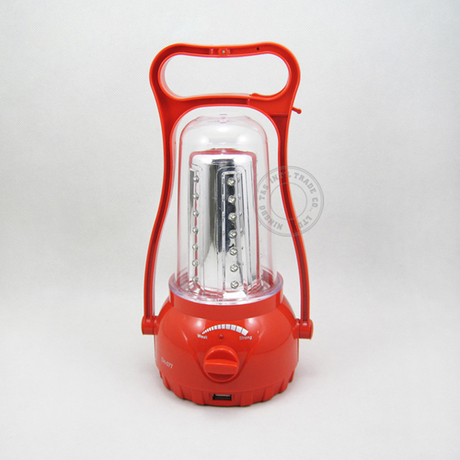 Solar Camping Light LED Rechargeable lantern with mobile phone charger