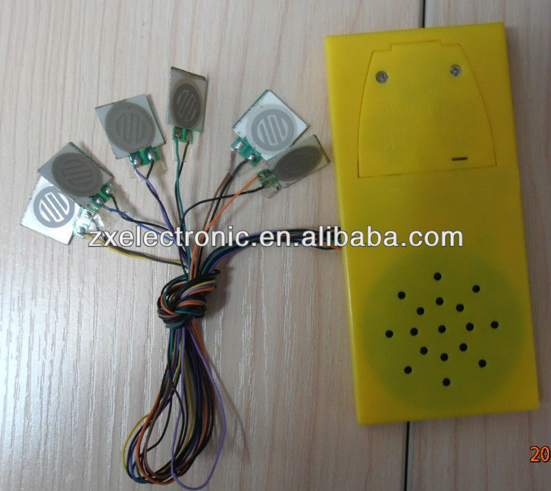 Children board book with sound pad