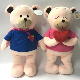Valentines Gifts super hero couple bears plush gifts