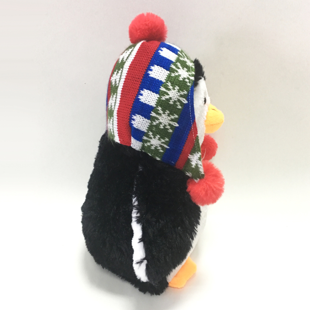 New Hot Wholesales Factory Direct Business Plush Penguin With Hat 
