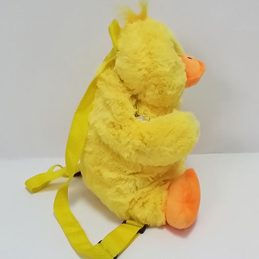 Plush Soft Cartoon Yellow Duck Backpack for Kids