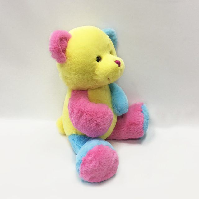 Cheap Popular Toys Plush Stuffed 30cm Colorful Teddy Bear 