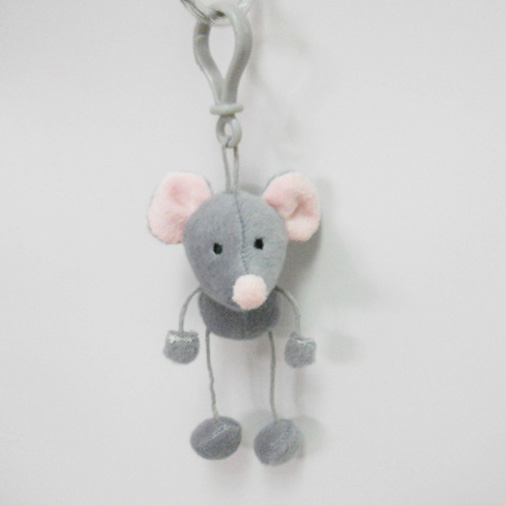 Custom Soft Plush Mouse Toy Keychain
