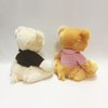 Hairy Plush Stuffed Teddy Bears with Cloth for Promotional Gifts