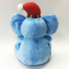 Blue Stuffed Christmas Elephant Plush Toy Children Toy 