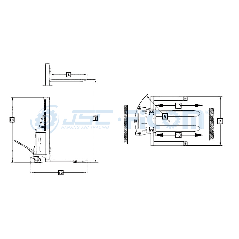 S10W / S15W / S15A Hand Stacker