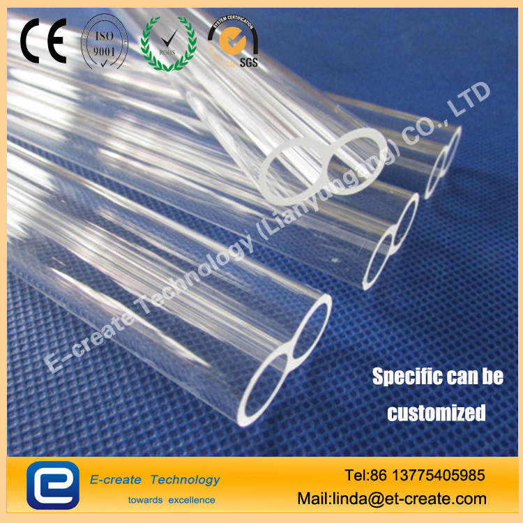 Double - hole quartz tube for gold - plated heating Lianyungang