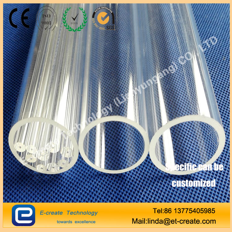 Quartz glass tube for laboratory