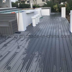 Plancher fabriqu&eacute; facile recyclable de l'&eacute;preuve WPC DIY de termite