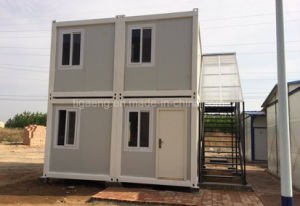 El mueble ensambla la casa del envase para el emplazamiento de la obra/las personas de prospecci&oacute;n/las personas de la exploraci&oacute;n