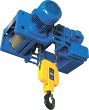Low headroom monorail Hoist (4/2 Rope reeving)