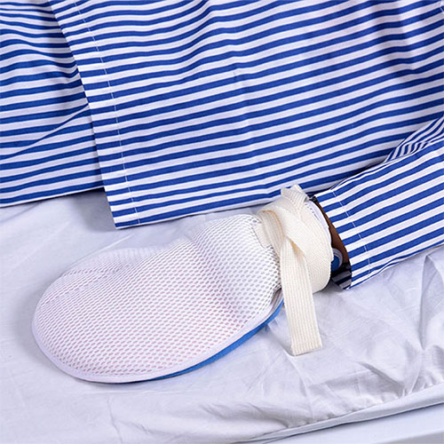 Cotton material seal medical ICU against cupping restraint glove