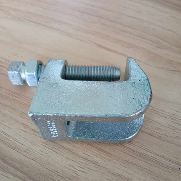 malleable cast iron beam clamp with galvanized surface