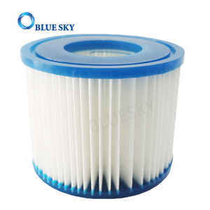 Cartucho de filtro de agua plisado azul, repuesto de filtro de piscina para modelos de bañera de hidromasaje Intex PureSpa 29001E