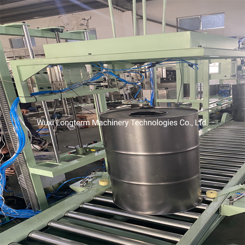 Fully Automatic Steel Drum Filling Sealing Line, 210.5L, 220L Bitumen Barrel Drum Filling Line