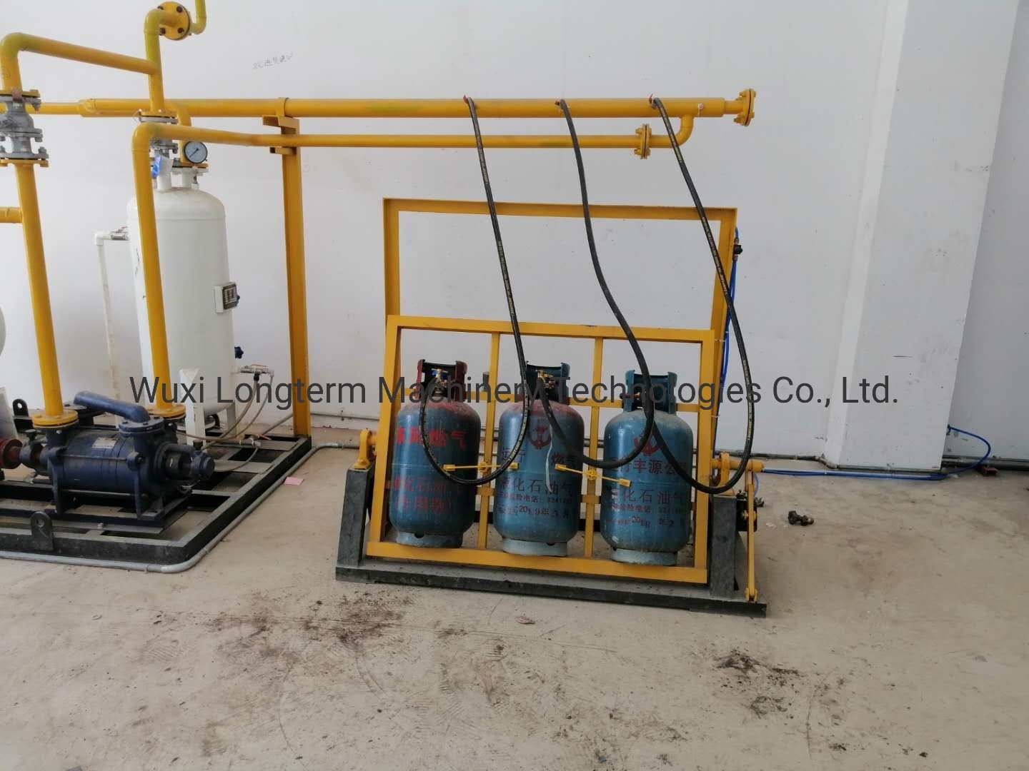 Residual Liquid Removal / Degassing Machine for LPG Cylinder Repairing Line