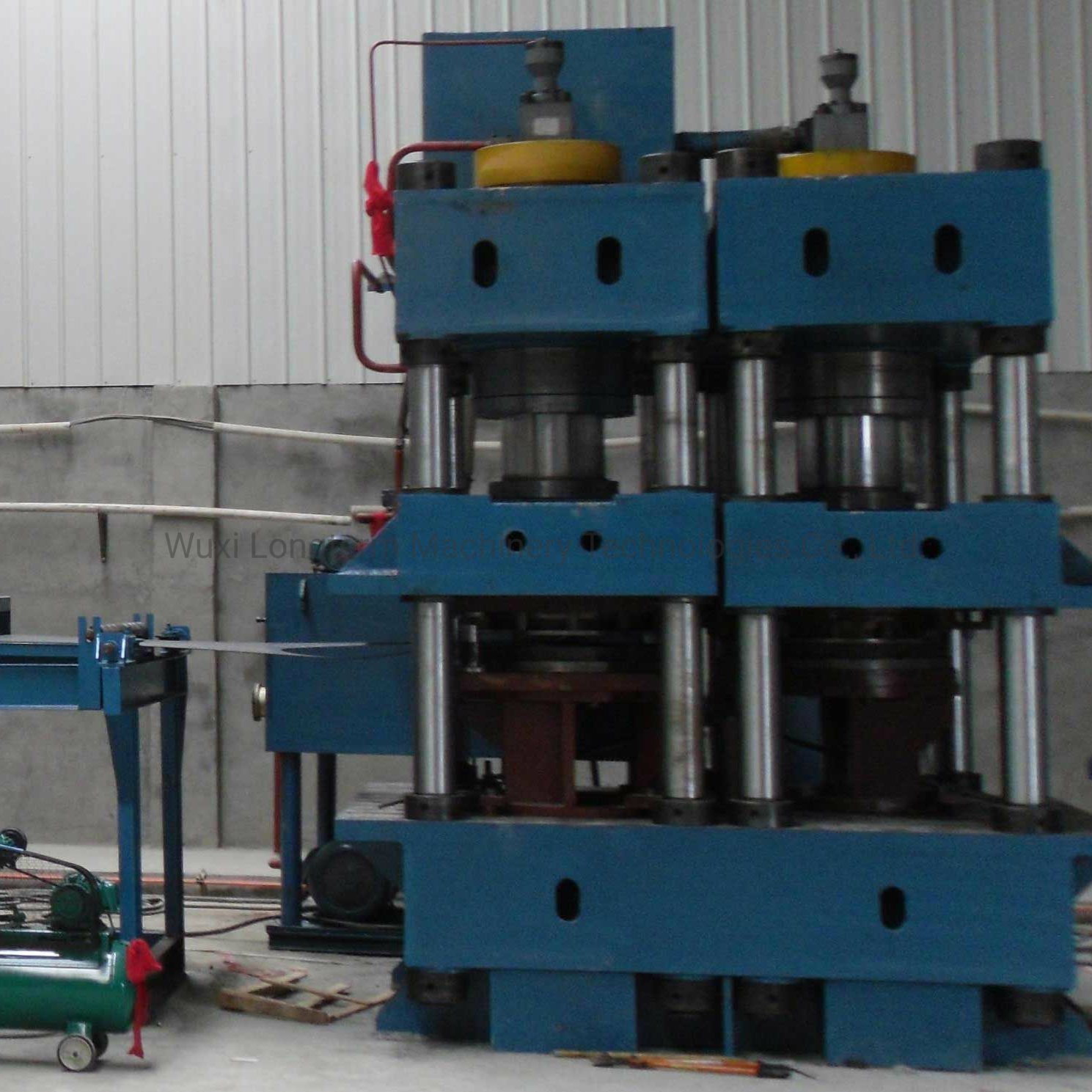 LPG Gas Cylinder Decoiler, Straightening and Blanking Line for Cylinder Round Sheet Blanking~