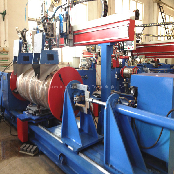 Circumferential Continuous Seam Welder to Weld The Dome Ends to Thecylinders of The Solar Stainless Steel Tanks