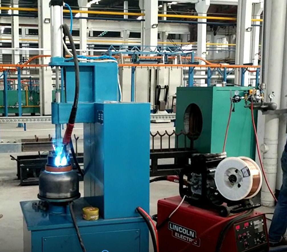 LPG Gas Cylinder Valve Welding Machine