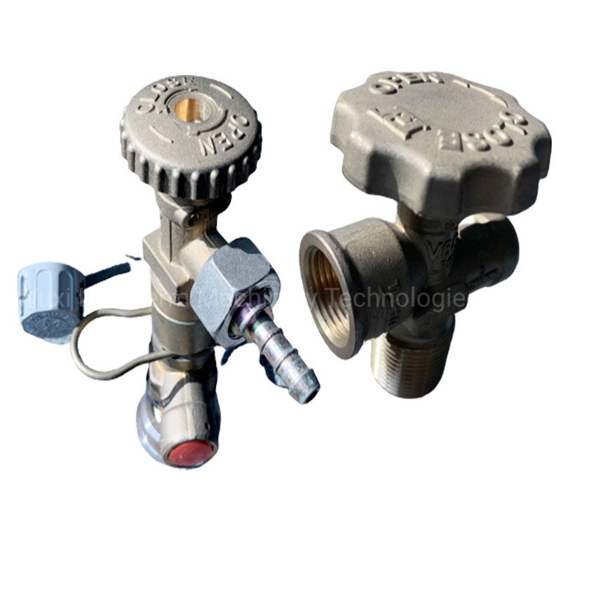 Hot Selling Low Pressure High Safety Brass Handwheel LPG Oxygen Cylinder Valve