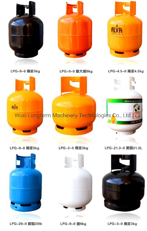 Kenya and Africa 6kg Refillable Portable Empty Cooking Gas Cylinder