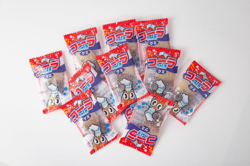 Sour jumbo cola bottle shaped gummy 