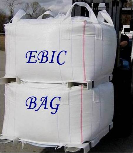 Big Bag with tubular body and cross corner loops