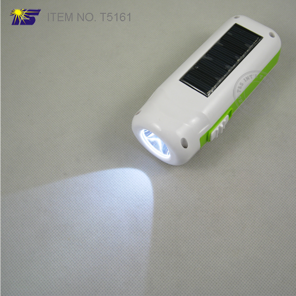 Solar Power Multi Purpose Flashlight 