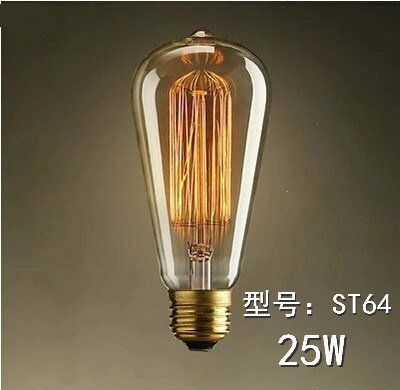2015 Hot Sale E27 6W Vintage Edison Filament Lighting Bulbs St64