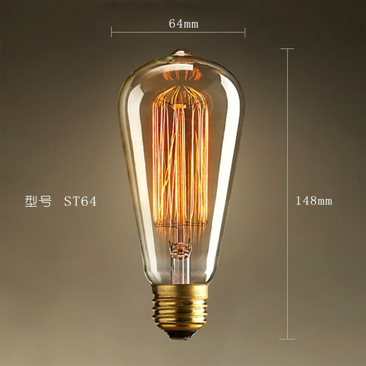 St64 40W, 60W Edison Lamps Made in China