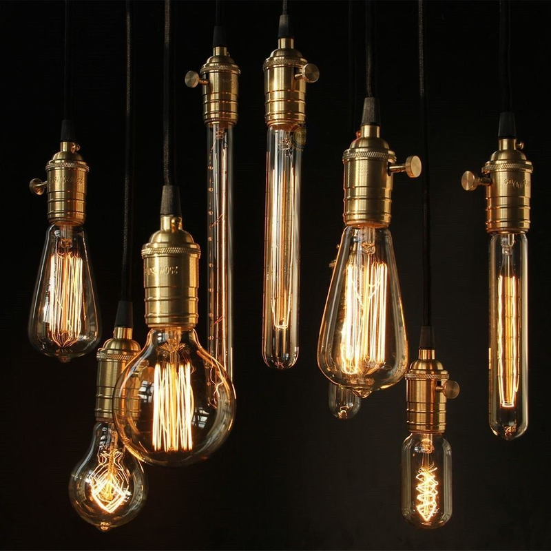 Vintage Style Bulb Lights St64 C35 C35t T45 A19 Edison Lights