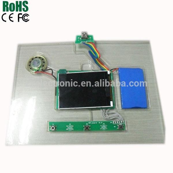 Superior Quality Light Sensor LCD Video Module For Advertising Cards