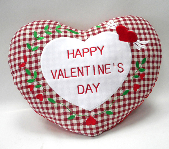 Plush Stuffed Heart Shape Valentine Cushion Soft Cushion Toy