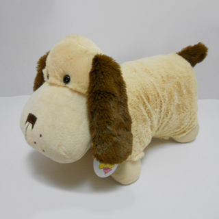 Cute Stuffed Plush Animal Baby Dog Pillow 