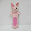 New Plush Rabbit Shaped Sound Chew Squeaker Interactive Pet Toy