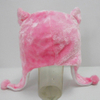 Soft Plush Toy Pink Pig Winter Hat for Kids