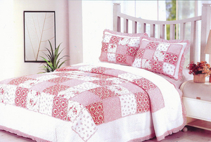 Printed bedspread set