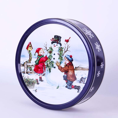 Chirstmas 340g Round Tin Can Danish Butter Cookie