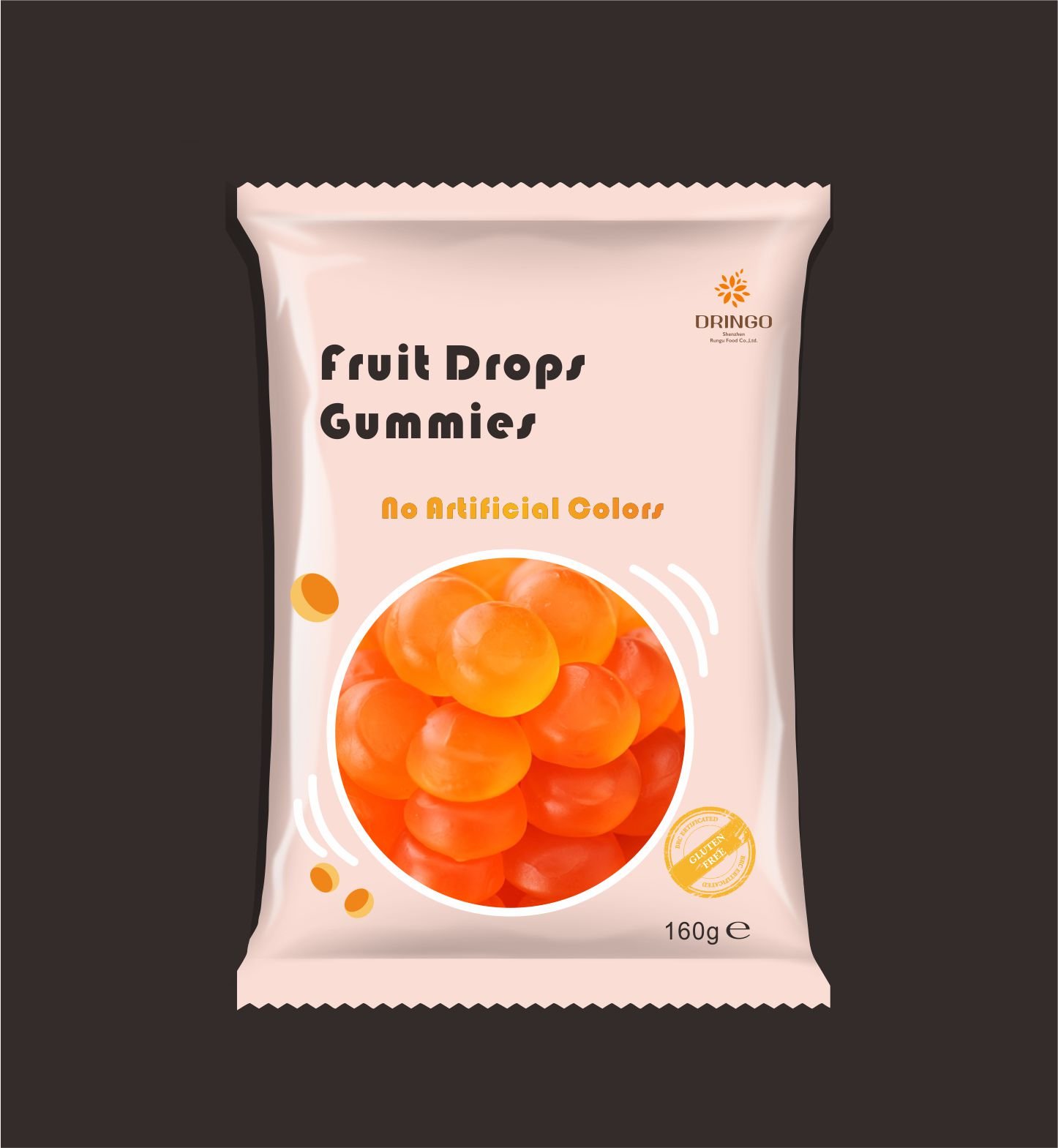 Everyday Soft Drop Orange Flavor Gummy