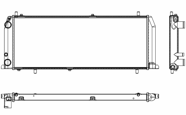 Radiator for audi