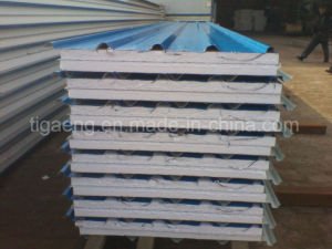 panneau &quot;sandwich&quot; de l'&eacute;paisseur EPS/PU/Rockwool de 50/75/100/150/200mm
