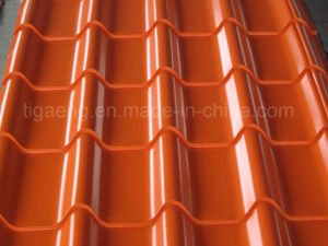 Hoja del material para techos/el panel acanalado prepintado del material para techos del metal en Suram&eacute;rica